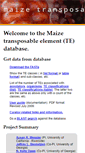 Mobile Screenshot of maizetedb.org